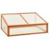 Greenhouse Orange Solid firwood with PC board Medium