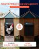 VEVOR Automatic Chicken Coop Door, Battery Powered Chicken Coop Door with Timer & Manual Setting, Anti-Pinch Security, Durable Aluminum Alloy
