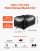 VEVOR Water Storage Bladder, 63.4 Gal Collapsible Water Storage Bag, Wear-Resistant 1000D PVC Soft Waters Bag