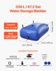 VEVOR Water Storage Bladder, 87.2 Gal Collapsible Water Storage Bag, Wear-Resistant 1000D PVC Soft Waters Bag