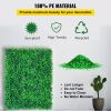 VEVOR Artificial Boxwood Panels, 6 PCS 20"x20" Boxwood Hedge Wall Panels, PE Artificial Grass Backdrop Wall 1.6"