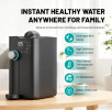 PSC9pro Electric Smart Hydrogen-Rich Reverse Osmosis Desk-Top Water Purifier-Ideal for Home and Commercial Use. Carbon Gray RO Filter
