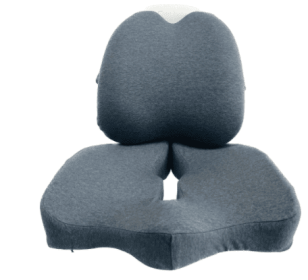 Memory Foam Seat Cushion Breathable Beautiful Buttocks Chair (Option: Dark gray set)