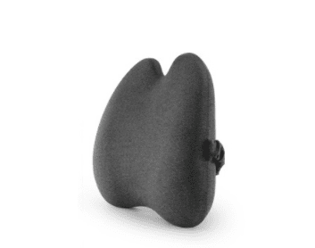 Memory Foam Seat Cushion Breathable Beautiful Buttocks Chair (Option: Dark gray waist support)