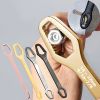 1 Pc Multifunctional Wrench, Household Tools 8-24mm Universal Torx Wrench, Self-tightening Adjustable Glasses Wrench Board, Double-head Torx Spanner